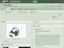 Tablet Screenshot of beru-bows.deviantart.com
