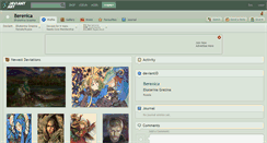 Desktop Screenshot of berenica.deviantart.com