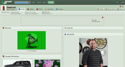 Desktop Screenshot of dead-ant.deviantart.com