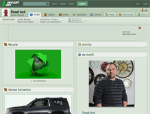 Tablet Screenshot of dead-ant.deviantart.com