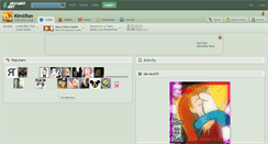 Desktop Screenshot of kimxron.deviantart.com