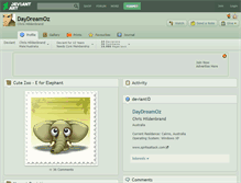 Tablet Screenshot of daydreamoz.deviantart.com