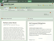 Tablet Screenshot of insane-little-angel.deviantart.com