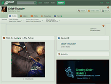 Tablet Screenshot of chief-thunder.deviantart.com