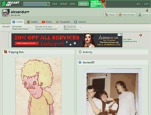 Tablet Screenshot of alexandurrr.deviantart.com