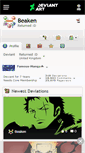 Mobile Screenshot of beaken.deviantart.com
