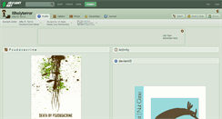 Desktop Screenshot of lilholyterror.deviantart.com