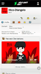 Mobile Screenshot of nico-diangelo.deviantart.com