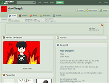 Tablet Screenshot of nico-diangelo.deviantart.com