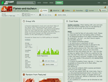 Tablet Screenshot of flames-and-asches.deviantart.com