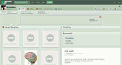 Desktop Screenshot of fecalduke.deviantart.com