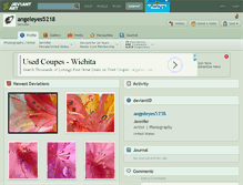 Tablet Screenshot of angeleyes5218.deviantart.com