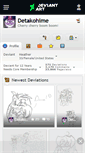 Mobile Screenshot of detakohime.deviantart.com