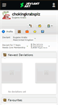 Mobile Screenshot of chokingkrabsplz.deviantart.com