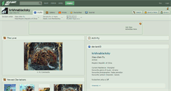 Desktop Screenshot of krishnablacksky.deviantart.com