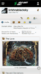 Mobile Screenshot of krishnablacksky.deviantart.com
