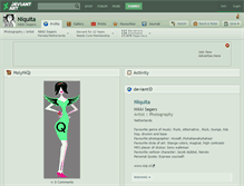 Tablet Screenshot of niquita.deviantart.com