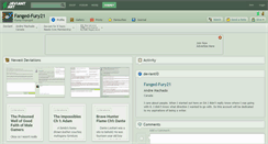 Desktop Screenshot of fanged-fury21.deviantart.com