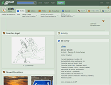 Tablet Screenshot of olleh.deviantart.com