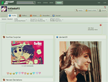 Tablet Screenshot of kotlaska93.deviantart.com