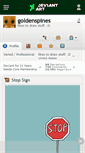 Mobile Screenshot of goldenspines.deviantart.com