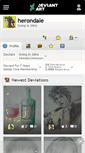 Mobile Screenshot of herondale.deviantart.com