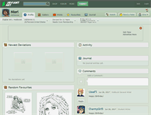 Tablet Screenshot of niori.deviantart.com