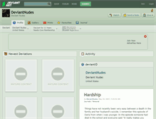 Tablet Screenshot of deviantnudes.deviantart.com