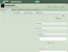 Tablet Screenshot of brandonwitzel.deviantart.com