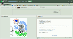 Desktop Screenshot of crimson875.deviantart.com
