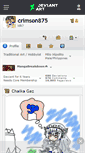 Mobile Screenshot of crimson875.deviantart.com