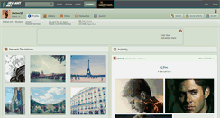 Desktop Screenshot of mowzi.deviantart.com