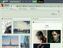 Tablet Screenshot of mowzi.deviantart.com