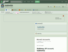 Tablet Screenshot of bubblesfish.deviantart.com