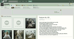 Desktop Screenshot of chryssalis.deviantart.com