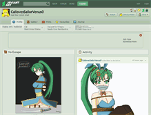 Tablet Screenshot of callovessailorvenus0.deviantart.com