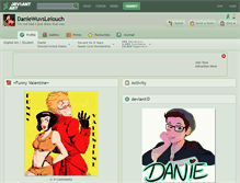 Tablet Screenshot of daniewuvslelouch.deviantart.com