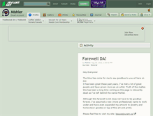 Tablet Screenshot of mishler.deviantart.com