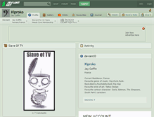 Tablet Screenshot of kiproko.deviantart.com