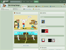 Tablet Screenshot of get-along-gang.deviantart.com