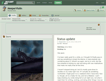 Tablet Screenshot of meeperviolin.deviantart.com