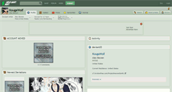 Desktop Screenshot of kougawolf.deviantart.com