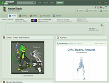 Tablet Screenshot of masterskadu.deviantart.com