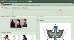 Desktop Screenshot of martiansoldier.deviantart.com