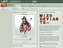 Tablet Screenshot of mizo-da.deviantart.com
