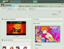 Tablet Screenshot of nekoampy.deviantart.com