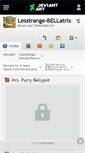 Mobile Screenshot of lesstrange-bellatrix.deviantart.com