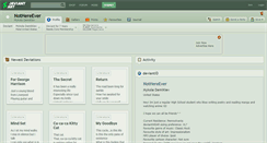 Desktop Screenshot of nothereever.deviantart.com