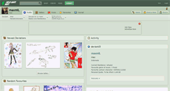 Desktop Screenshot of maxmil.deviantart.com