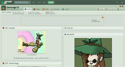 Desktop Screenshot of darkmage18.deviantart.com